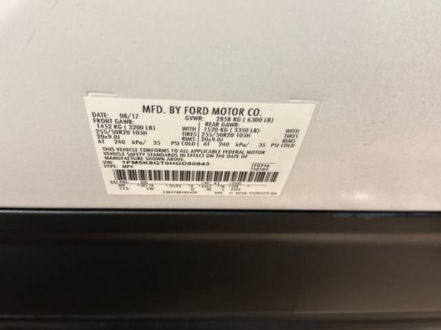 2017 Ford Explorer Sport