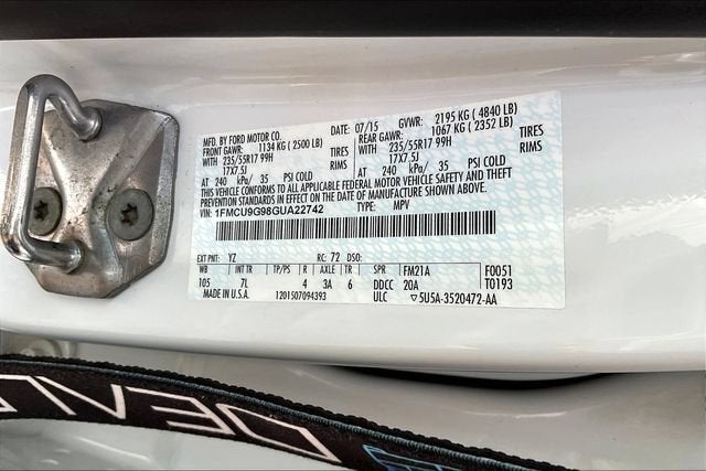 2016 Ford Escape SE