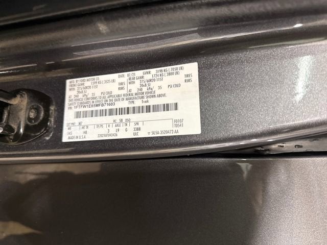 2021 Ford F-150 LARIAT