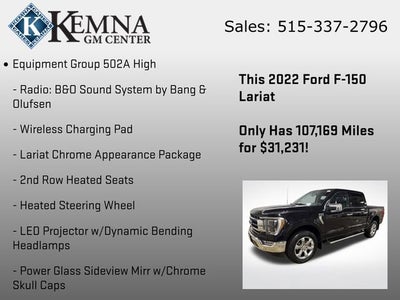 2022 Ford F-150 LARIAT