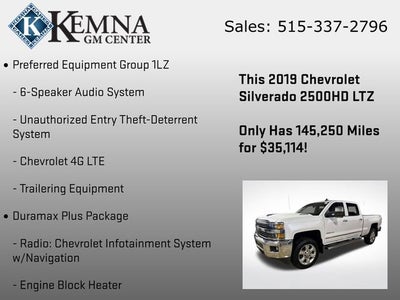 2019 Chevrolet Silverado 2500 HD LTZ