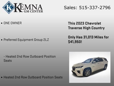 2023 Chevrolet Traverse High Country