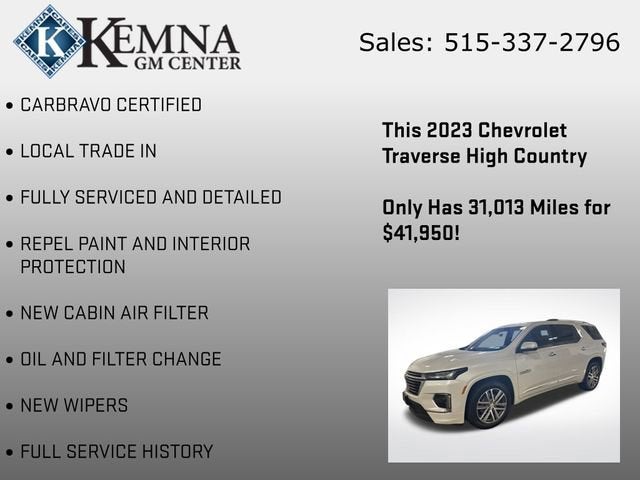 2023 Chevrolet Traverse High Country