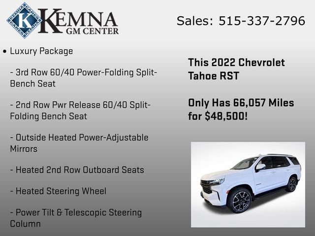 2022 Chevrolet Tahoe RST