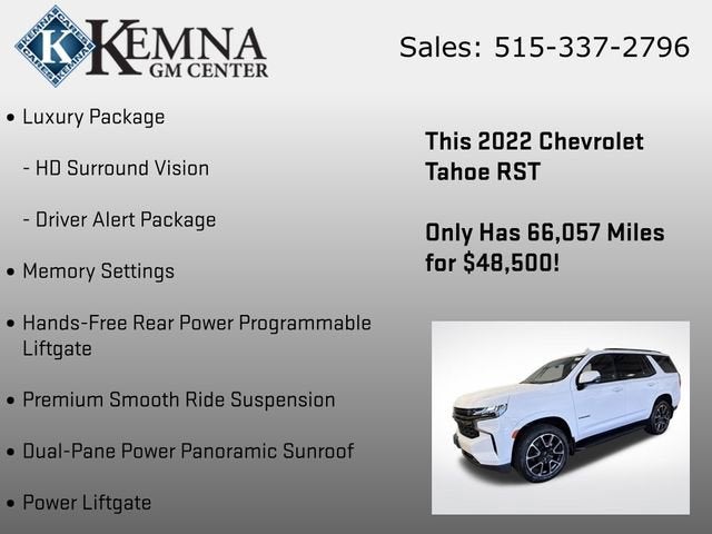 2022 Chevrolet Tahoe RST