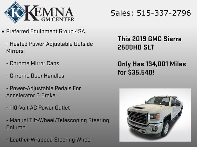 2019 GMC Sierra 2500 HD SLT