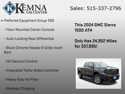 2024 GMC Sierra 1500 AT4