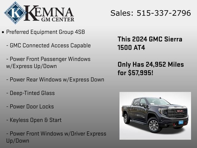 2024 GMC Sierra 1500 AT4