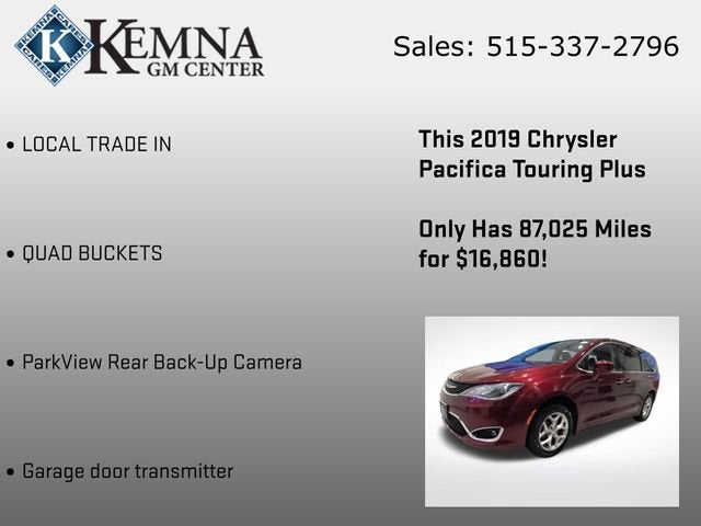 2019 Chrysler Pacifica Touring Plus